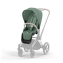 Коляска 3 в 1 Cybex Priam IV Rosegold и автокресло Aton B2 i-Size Leaf Green/Dynamic Red