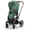 Коляска 3 в 1 Cybex Priam IV Rosegold и автокресло Aton B2 i-Size Leaf Green/Dynamic Red