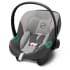 Коляска 3 в 1 Cybex Priam IV Rosegold и автокресло Aton S2 i-Size с базой Base One Sepia Black/Lava Grey