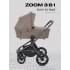 Коляска 3 в 1 Mowbaby Zoom PU Mocca