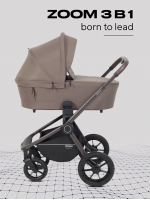 Коляска 3 в 1 Mowbaby Zoom PU Mocca