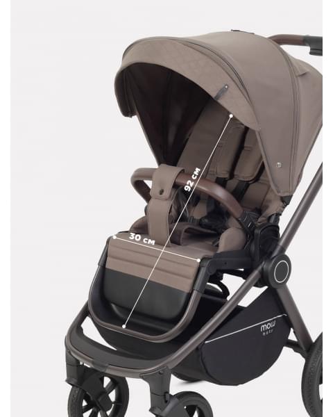 Коляска 3 в 1 Mowbaby Zoom PU Mocca