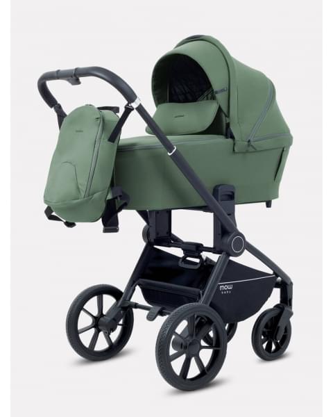 Коляска 3 в 1 Mowbaby Zoom PU Olive