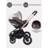 Коляска 3 в 1 Mowbaby Zoom PU gold cacao brown