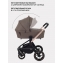 Коляска 3 в 1 Mowbaby Zoom PU gold cacao brown