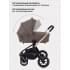 Коляска 3 в 1 Mowbaby Zoom PU gold cacao brown
