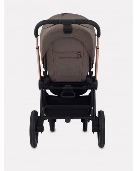 Коляска 3 в 1 Mowbaby Zoom PU gold cacao brown