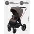 Коляска 3 в 1 Mowbaby Zoom PU gold cacao brown
