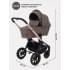 Коляска 3 в 1 Mowbaby Zoom PU gold cacao brown