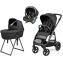 Коляска 3 в 1 Peg-Perego Veloce TC Belvedere Lounge, True Black New