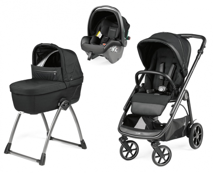 Коляска 3 в 1 Peg Perego Veloce Belvedere SLK Licorice