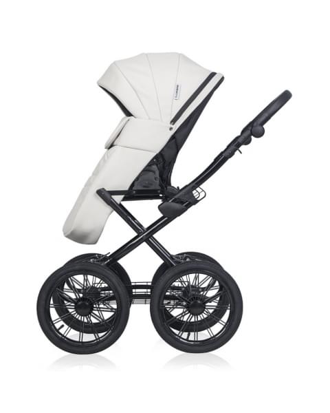 Коляска 3 в 1 Riko Basic Montana X Ecco Prestige, 11 White (белый)