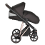 Коляска 3 в 1 Roan Sol Lux, Choco шасси Rose Gold (Черный)