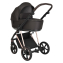 Коляска 3 в 1 Roan Sol Lux, Choco шасси Rose Gold (Черный)