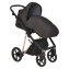 Коляска 3 в 1 Roan Sol Lux, Choco шасси Rose Gold (Черный)