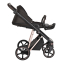 Коляска 3 в 1 Roan Sol Lux, Choco шасси Rose Gold (Черный)