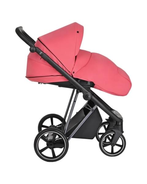 Коляска 3 в 1 Roan Sol Luxury, Viva Magenta шасси Nikiel (Розовый)