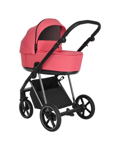 Коляска 3 в 1 Roan Sol Luxury, Viva Magenta шасси Nikiel (Розовый)
