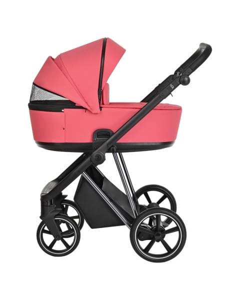 Коляска 3 в 1 Roan Sol Luxury, Viva Magenta шасси Nikiel (Розовый)