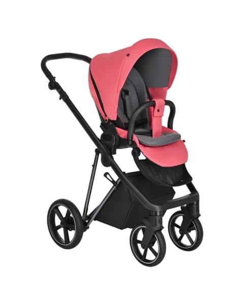 Коляска 3 в 1 Roan Sol Luxury, Viva Magenta шасси Nikiel (Розовый)
