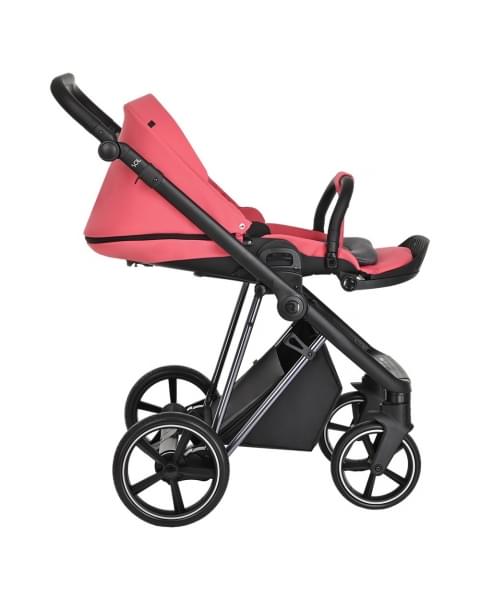 Коляска 3 в 1 Roan Sol Luxury, Viva Magenta шасси Nikiel (Розовый)