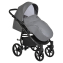 Коляска 3 в 1 Tutis Novo Leather 2023, Dark Grey (Темно-серый)