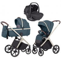 Коляска Carrello Vector CRL-6550 Vega Absolute Black 3 в 1 Prime Blue