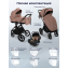 Коляска Sweet Baby 3в1 SBL Elegante Therma Beige