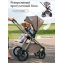 Коляска 3в1 Sweet Baby Verde Beige (Silver Glossy)