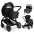 Коляска Agex Prima Pro 3 в 1 с автокреслом i-Safe Black Black (Черный)
