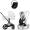 Коляска 3 в 1 Cybex Priam V Matt Black Style Off White + Cloud G3 Magic Black