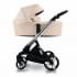 Коляска Ibebe I-Stop Leather 2 в 1 IS 18 Beige/Chrome