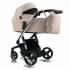 Коляска Ibebe I-Stop Leather 2 в 1 IS 18 Beige/Chrome