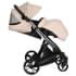 Коляска Ibebe I-Stop Leather 2 в 1 IS 18 Beige/Chrome