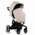 Коляска Ibebe I-Stop Leather 2 в 1 IS 18 Beige/Chrome
