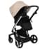 Коляска Ibebe I-Stop Leather 2 в 1 IS 18 Beige/Chrome