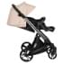 Коляска Ibebe I-Stop Leather 2 в 1 IS 18 Beige/Chrome
