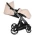Коляска Ibebe I-Stop Leather 2 в 1 IS 18 Beige/Chrome