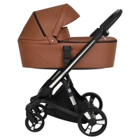 Коляска Ibebe I-Stop Leather 2 в 1 IS 22 Brown/Black