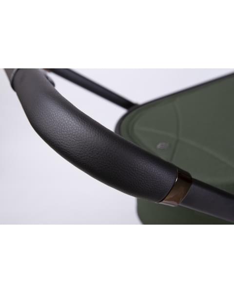 Коляска детская Peppy Monaco 2 в 1 Oliva Green (зеленый), рама черная