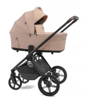 Коляска детская Peppy Soho 2 в 1 Rose (пыльная роза), рама серо-бежевый
