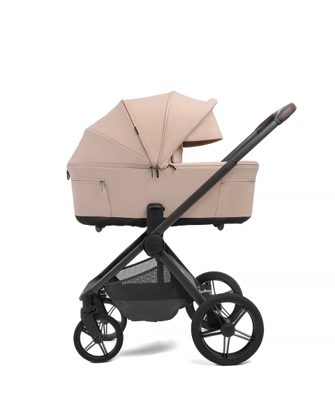 Коляска детская Peppy Soho 2 в 1 Rose (пыльная роза), рама серо-бежевый