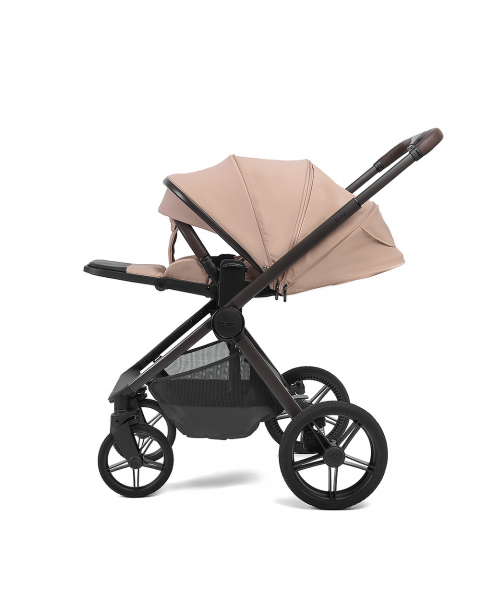 Коляска детская Peppy Soho 2 в 1 Rose (пыльная роза), рама серо-бежевый