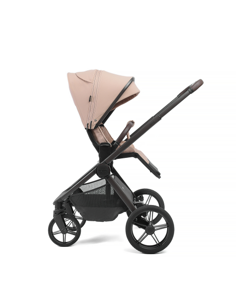 Коляска детская Peppy Soho 2 в 1 Rose (пыльная роза), рама серо-бежевый