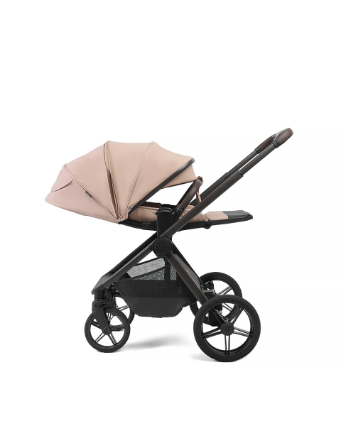 Коляска детская Peppy Soho 2 в 1 Rose (пыльная роза), рама серо-бежевый