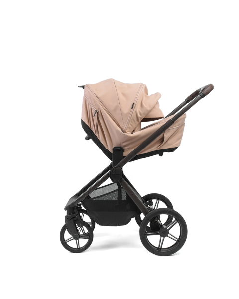 Коляска детская Peppy Soho 2 в 1 Rose (пыльная роза), рама серо-бежевый