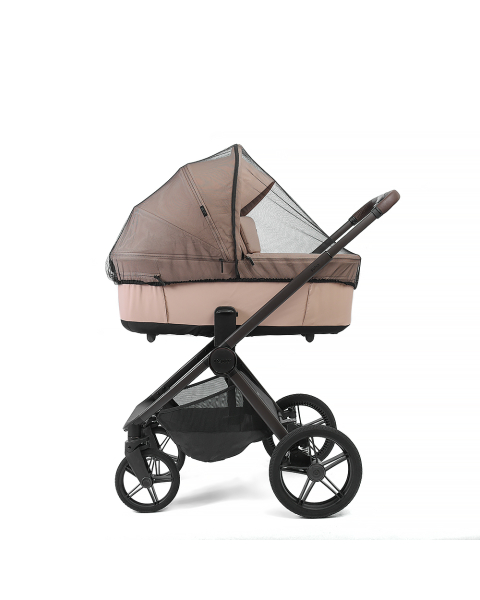 Коляска детская Peppy Soho 2 в 1 Rose (пыльная роза), рама серо-бежевый