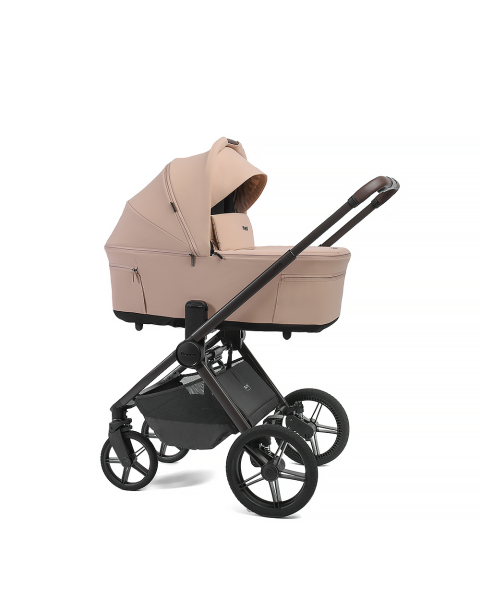 Коляска детская Peppy Soho 2 в 1 Rose (пыльная роза), рама серо-бежевый