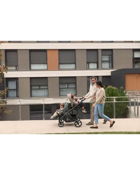 Коляска для двойни 2 в 1 Anex Modu, Greeny (Зеленый)