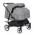 Коляска для двойни 2 в 1 Carrello Connect CRL-5502/1, Ink Grey (Серый)